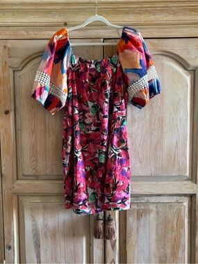 French Connection Pink Multicolor Floral Dress